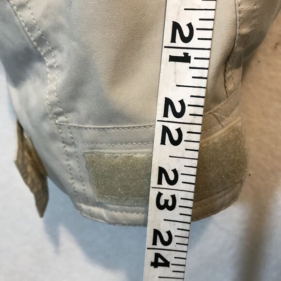 Eddie Bauer Gore-Tex Hooded Soft Shell Tan Mid-Length Coat Mens S - Picture 10 of 14